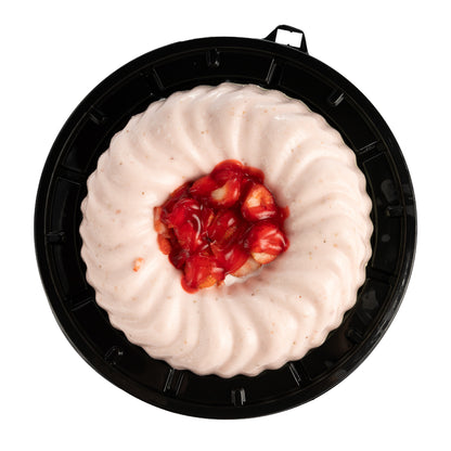 Gelatina combinada de fresa