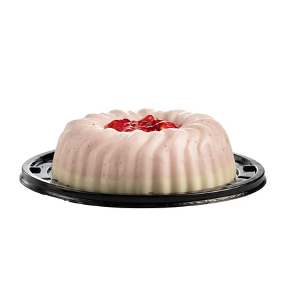 Gelatina combinada de fresa