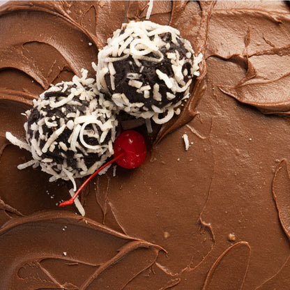 Pastel de trufa de chocolate