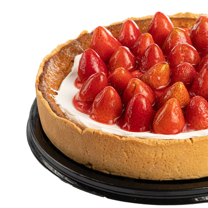 Pay de queso con fresa